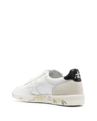 weiße Wildleder niedrige Sneakers von Premiata