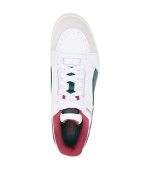 weiße Wildleder niedrige Sneakers von Puma