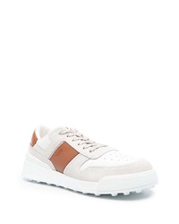 weiße Wildleder niedrige Sneakers von Tod's