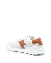 weiße Wildleder niedrige Sneakers von Tod's