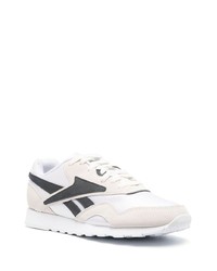 weiße Wildleder niedrige Sneakers von Reebok