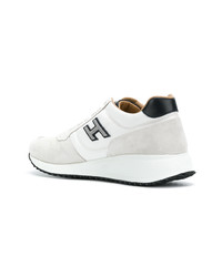 weiße Wildleder niedrige Sneakers von Hogan