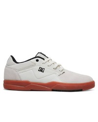 weiße Wildleder niedrige Sneakers von DC Shoes