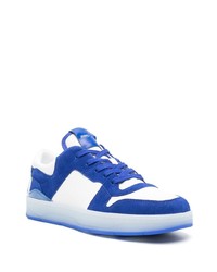 weiße Wildleder niedrige Sneakers von Jimmy Choo