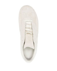 weiße Wildleder niedrige Sneakers von Y-3