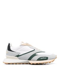 weiße Wildleder niedrige Sneakers von Ghoud