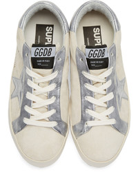 weiße Wildleder niedrige Sneakers von Golden Goose Deluxe Brand
