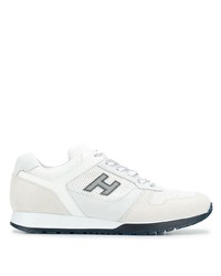 weiße Wildleder niedrige Sneakers von Hogan