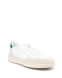 weiße Wildleder niedrige Sneakers von Scarosso