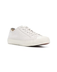 weiße Wildleder niedrige Sneakers von YMC