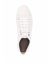 weiße Wildleder niedrige Sneakers von Brioni