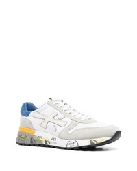 weiße Wildleder niedrige Sneakers von Premiata