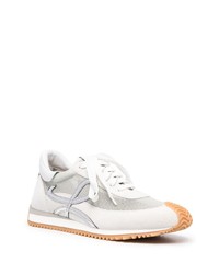 weiße Wildleder niedrige Sneakers von Loewe