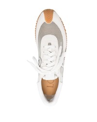 weiße Wildleder niedrige Sneakers von Loewe