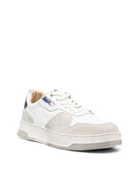 weiße Wildleder niedrige Sneakers von Blauer