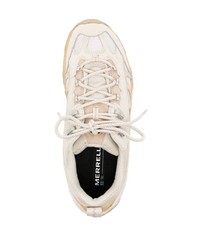weiße Wildleder niedrige Sneakers von Merrell