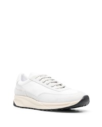 weiße Wildleder niedrige Sneakers von Common Projects