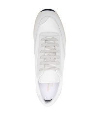 weiße Wildleder niedrige Sneakers von Common Projects