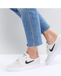 weiße Wildleder niedrige Sneakers von Nike SB