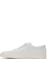 weiße Wildleder niedrige Sneakers von Common Projects