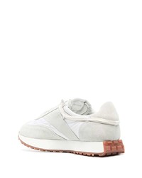 weiße Wildleder niedrige Sneakers von Rhude