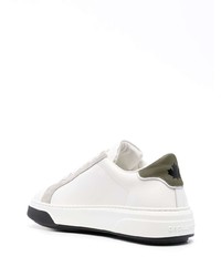 weiße Wildleder niedrige Sneakers von DSQUARED2