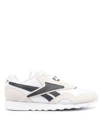 weiße Wildleder niedrige Sneakers von Reebok