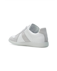 weiße Wildleder niedrige Sneakers von Maison Margiela