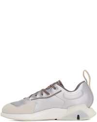 weiße Wildleder niedrige Sneakers von Y-3