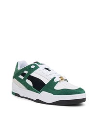 weiße Wildleder niedrige Sneakers von Puma