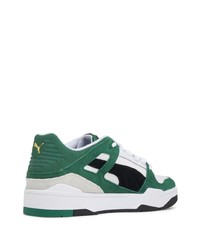 weiße Wildleder niedrige Sneakers von Puma