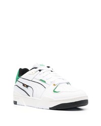 weiße Wildleder niedrige Sneakers von Puma