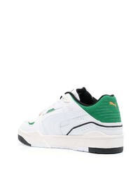 weiße Wildleder niedrige Sneakers von Puma