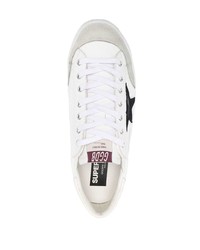 weiße Wildleder niedrige Sneakers von Golden Goose