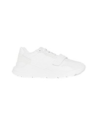 weiße Wildleder niedrige Sneakers von Burberry