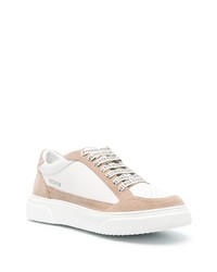 weiße Wildleder niedrige Sneakers von Peserico