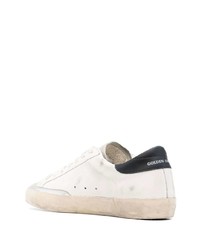 weiße Wildleder niedrige Sneakers von Golden Goose