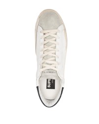 weiße Wildleder niedrige Sneakers von Golden Goose