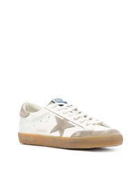 weiße Wildleder niedrige Sneakers von Golden Goose