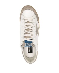 weiße Wildleder niedrige Sneakers von Golden Goose