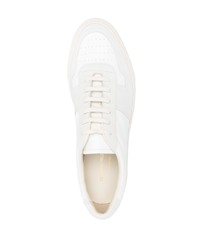 weiße Wildleder niedrige Sneakers von Common Projects