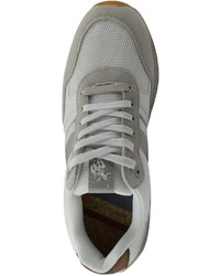 weiße Wildleder niedrige Sneakers von U.S. Polo Assn.