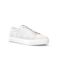 weiße Wildleder niedrige Sneakers von Swear