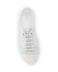 weiße Wildleder niedrige Sneakers von Swear