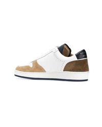 weiße Wildleder niedrige Sneakers von Zespà