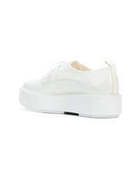 weiße Wildleder Oxford Schuhe von Morobé