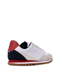 weiße Wildleder Sportschuhe von Tommy Hilfiger