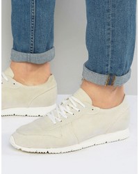 weiße Wildleder Turnschuhe von Asos