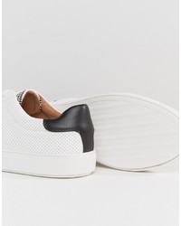 weiße Wildleder Turnschuhe von Steve Madden