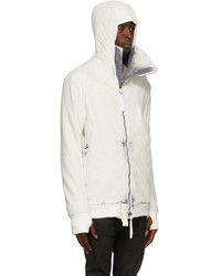 weiße Windjacke von Boris Bidjan Saberi